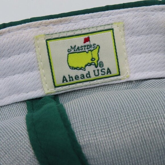 Ahead Adult One Size OS Masters 2014 Golf Tournament Embroidered Hat Green White - Picture 11 of 12